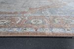 Damara Beige; Rust; Multi-color Viscose Area Rug 5x8