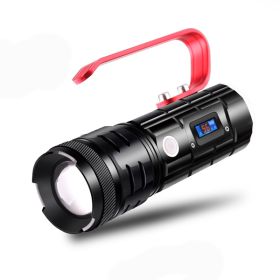 Super Bright High-power Night Fishing Lights (Option: Battery display-Big bracket set-USB)