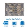 [Only support Drop Shipping Buyer] Dakota Tiled Border Area Rug